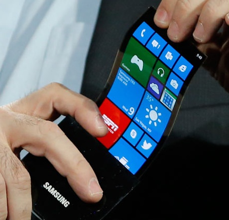 Samsung тайно са показали 5.68 инчов гъвкав AMOLED дисплей по време на CES 2014