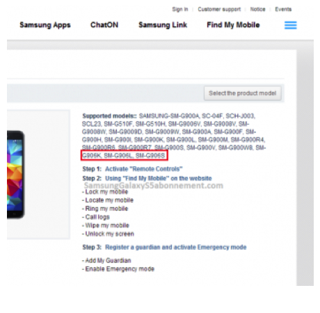 Galaxy S5 Prime е бил забелязан в сайта на Samsung