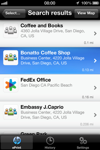 HP пуска ePrint cloud-базирана услуга за iPhone