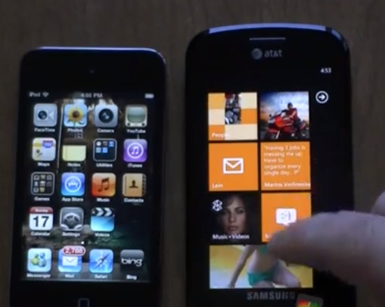 iOS 4 vs Windows Phone Mango (beta)