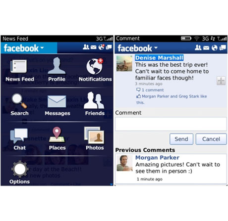 Петте най-важни нови неща във Facebook 2.0 за BlackBerry