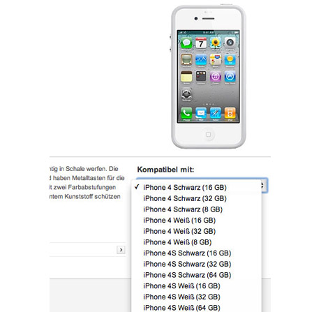 Apple ще предложи iPhone 4 (8, 16, 32GB) и iPhone 4S (16, 32, 64GB)?