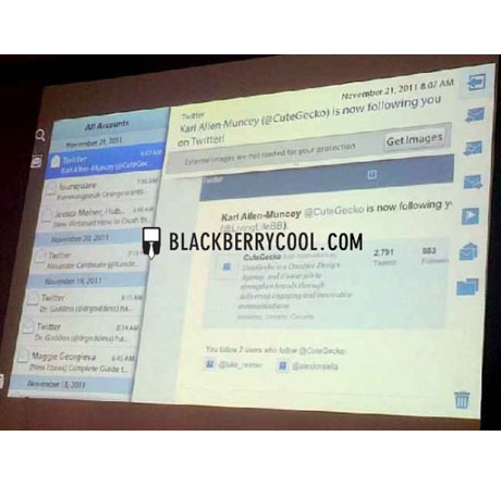 RIM показа Email, Calendar и Contacts приложения за PlayBook