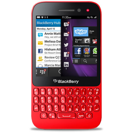 Новият BlackBerry Q5 на видео