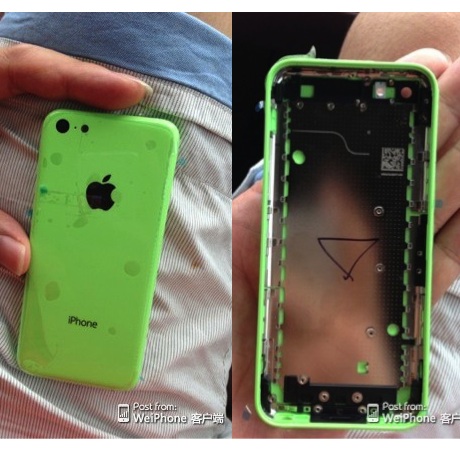 Снимки на панела на по-евтиния iPhone
