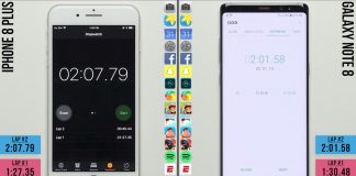 Galaxy Note 8 побеждава iPhone 8 Plus в теста на PhoneBuff iphone 8 vs galaxy note 8