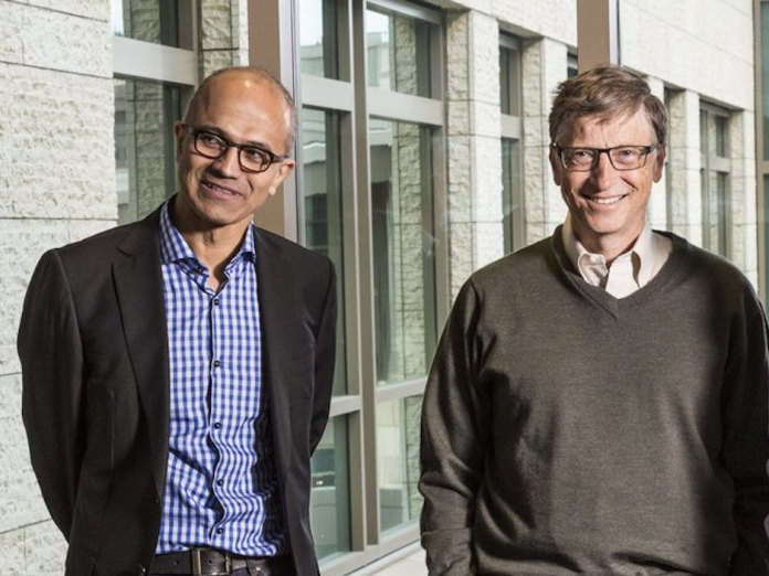 microsoft-ceo-satya-nadella-bill-gates