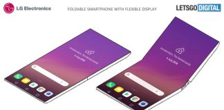 Патент на LG разкрива концепт на сгъваем смартфон тип “мида”