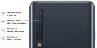Galaxy A9 Star Pro на Samsung, може да има четири задни камери