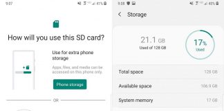 Samsung ще активират “Adoptable storage” функцията с ъпдейта до Android Pie?