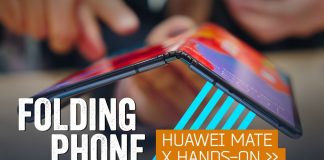 Huawei Mate X в петминутно видео