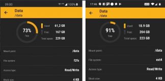 Galaxy Note 10 използва F2FS файлова система