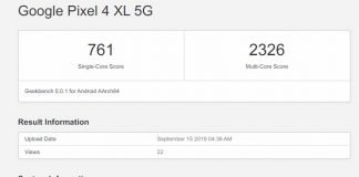 В Geekbench се появи Pixel 4 XL 5G версия с 8GB RAM и Snapdragon 855