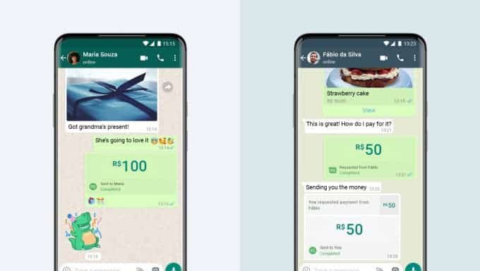 WhatsApp в Бразилия, вече позволява изпращането на пари към други потребители