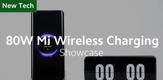 80W безжично зареждане от Xiaomi, зарежда изцяло 4000 mAh батерия за по-малко от 20 минути